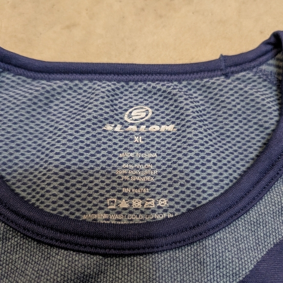 Slalom Base Layer Women's XL Blue Stretch - Picture 2 of 5